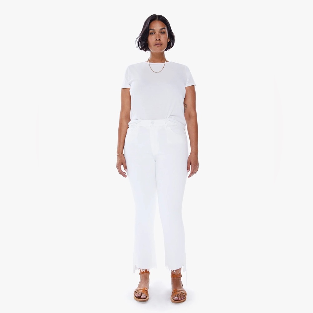 MOTHER The Insider Crop Step Fray Fairest of them All